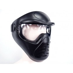 APS Heavy Duty Face Mask with Anti-Fog Lens Black