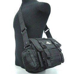 Molle Utility Shoulder Waist Pouch Bag L Black