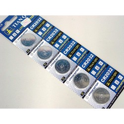 5 pcs CR2032 DL2032 2032 3V Lithium Button Cell Battery