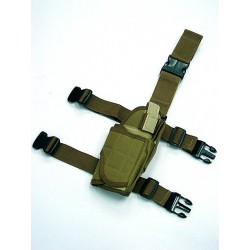 Tornado Drop Leg Thigh Pistol RH Holster Coyote Brown