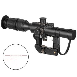 4x26 SVD Red Illuminated Rifle Sniper Scope