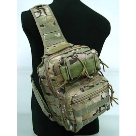 Tactical Utility Gear Shoulder Sling Bag Multi Camo M