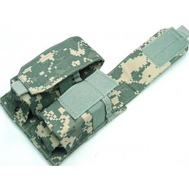 Airsoft Molle Double Magazine Pouch Digital ACU Camo