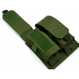 Airsoft Molle Double Magazine Pouch OD