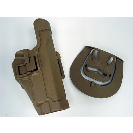 CQC Tactical SIG P220/P226 RH Pistol Paddle & Belt Holster Tan