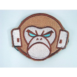 USMC Mil-Spec Angry Monkey Velcro Patch Tan