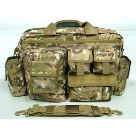 Airsoft Utility Briefcase Shoulder Bag Multi Camo