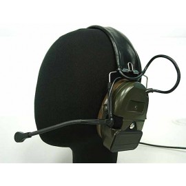 Element Comtac I Style Headset OD for ICOM PTT 2 Pin Radio - Z054 & Z113 (PTT)