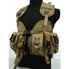 US Navy Seal CQB LBV Modular Assault Vest Coyote Brown
