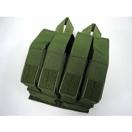 Flyye 1000D Molle Double M4 + Quad Pistol Mag Pouch OD