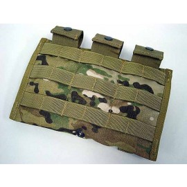 Flyye 500D Molle Triple M4/M16 Mag Pouch Ver.MI Multicam