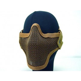 Black Bear Airsoft Stalker Style Shadow Mesh Mask Brown