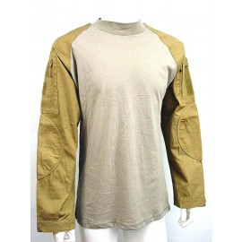 Tactical Long Sleeve Combat Shirt Tan