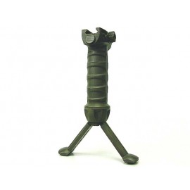 Tactical 20mm RIS Spring Total Bipod Foregrip Grip OD #B