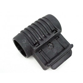 Element Tactical 1" 25mm RIS Flashlight Laser QD Side Mount BK