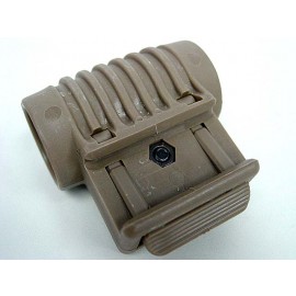 Element Tactical 1" 25mm RIS Flashlight Laser QD Side Mount Tan