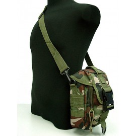 Molle Shoulder Bag Tools Mag Drop Pouch Camo Woodland