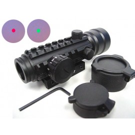 2x42 42mm Tri-rail Red/Green Dot Sight AEG Rifle Scope