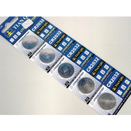5 pcs CR2032 DL2032 2032 3V Lithium Button Cell Battery