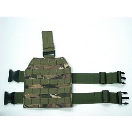 Airsoft Molle Drop Leg Panel Platform Multi Camo