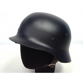 WWII WW2 German MOD M35 Luftwaffe Steel Helmet Black