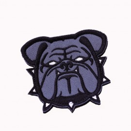 USMC US Marine Corps Bulldog Bull Dog Velcro Patch Black