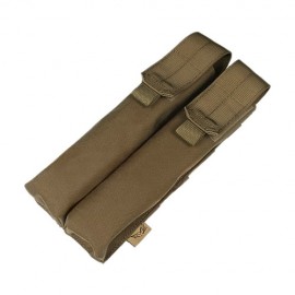 Flyye 1000D Molle Double P90/UMP Magazine Pouch Coyote Brown