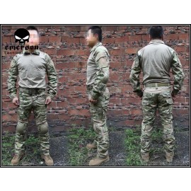 EMERSON Military Airsoft Paintball Combat Shirt & Pants Set Multicam MC