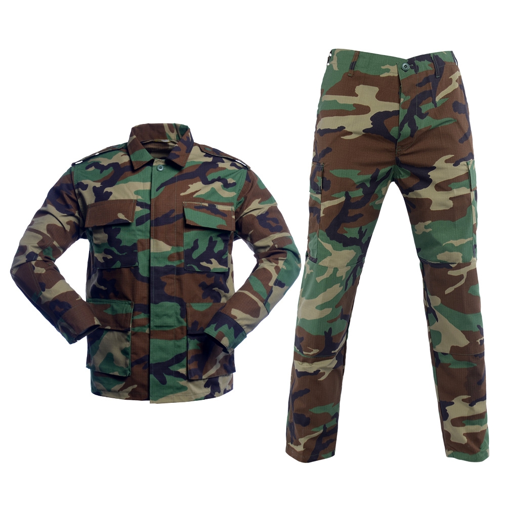 USMC US ARMY Camo Woodland BDU Uniform Shirt Pants for
